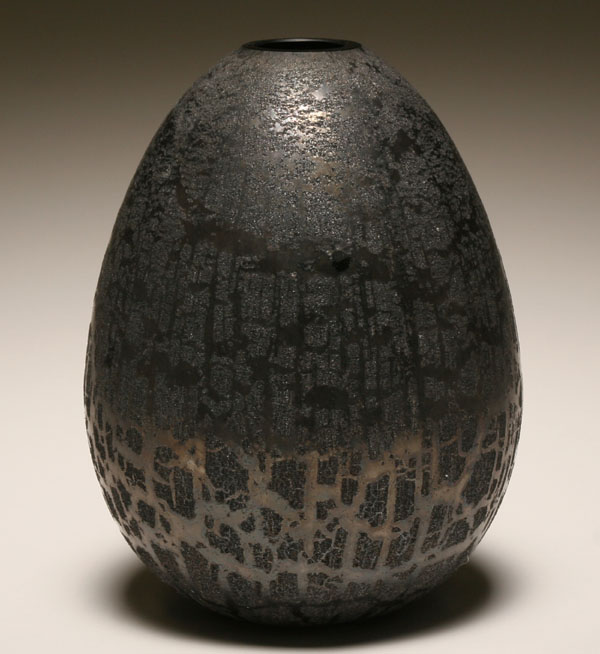 Barbini Murano art glass egg form