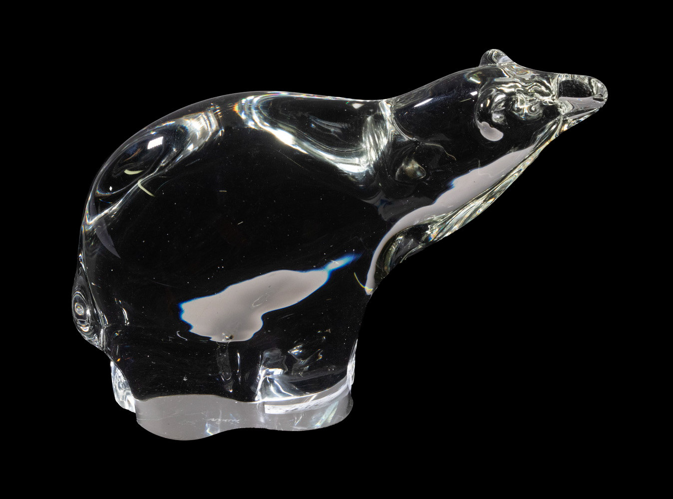 BARBINI MURANO ART GLASS POLAR BEAR