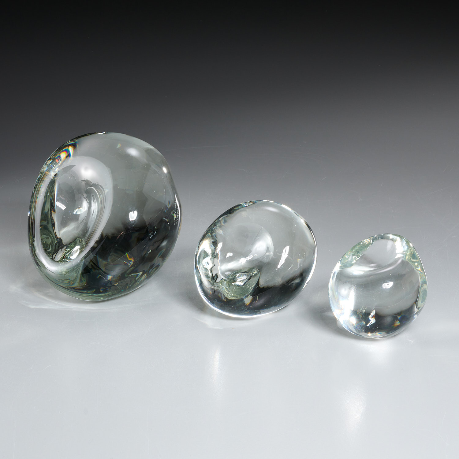 BARBINI MURANO GLASS THREE-PART