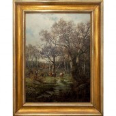 BARBIZON LANDSCAPE OIL PAINTIN