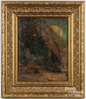 BARBIZON LANDSCAPE<br>Oil on p