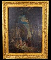 BARBIZON SCHOOL OIL BY TO ANDR