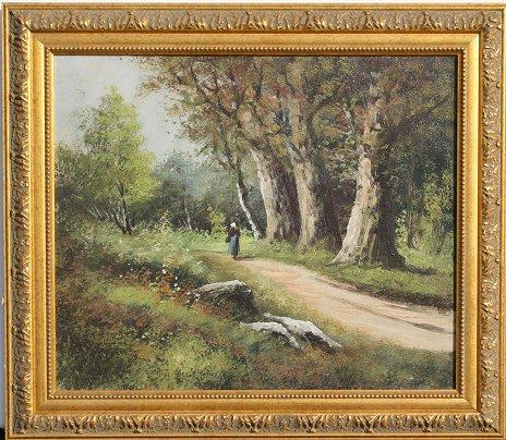 BARBIZON STYLE LANDSCAPE PAINTING