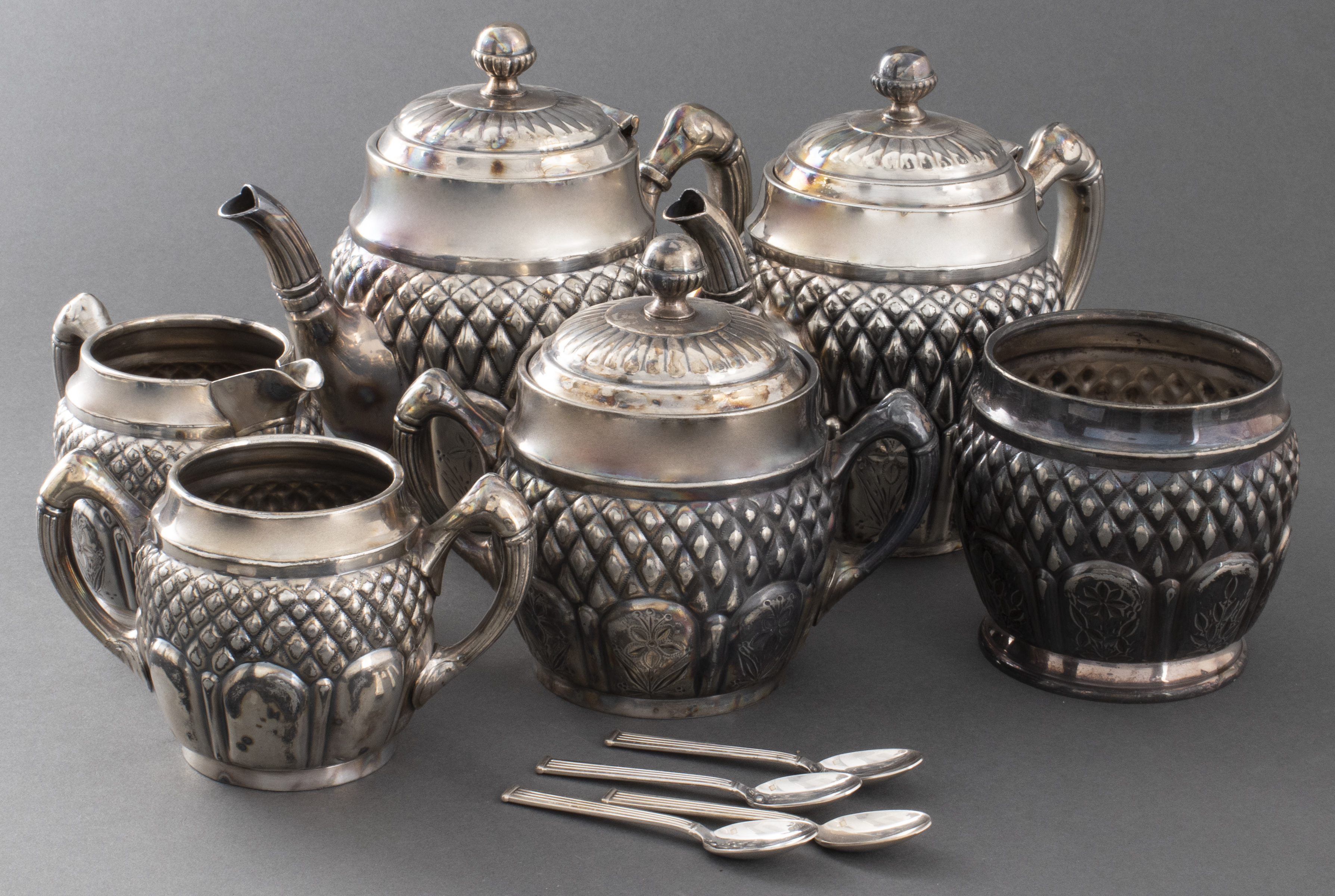 BARBOUR BROS. SIX PIECE TEA SERVICE