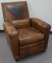 BARCALOUNGER BROWN NAIL STUDDE
