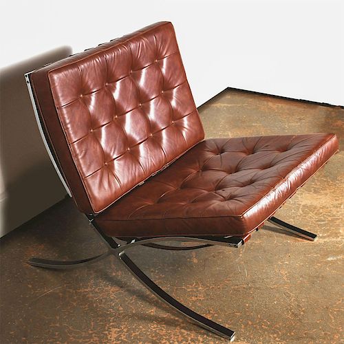 BARCELONA CHAIR, IN THE STYLE OF