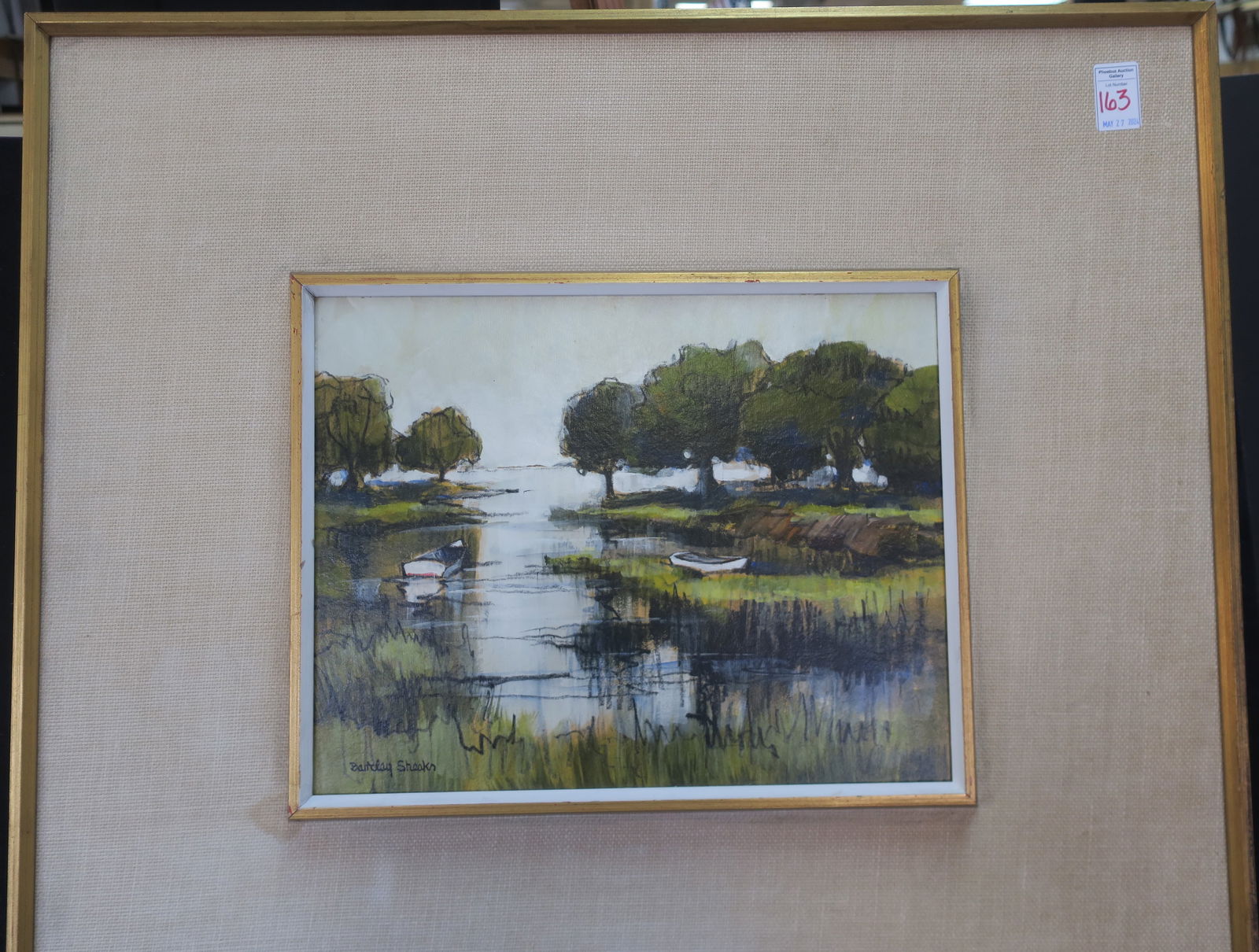 BARCLAY SHEAKS WATERSCAPE ACRYLIC