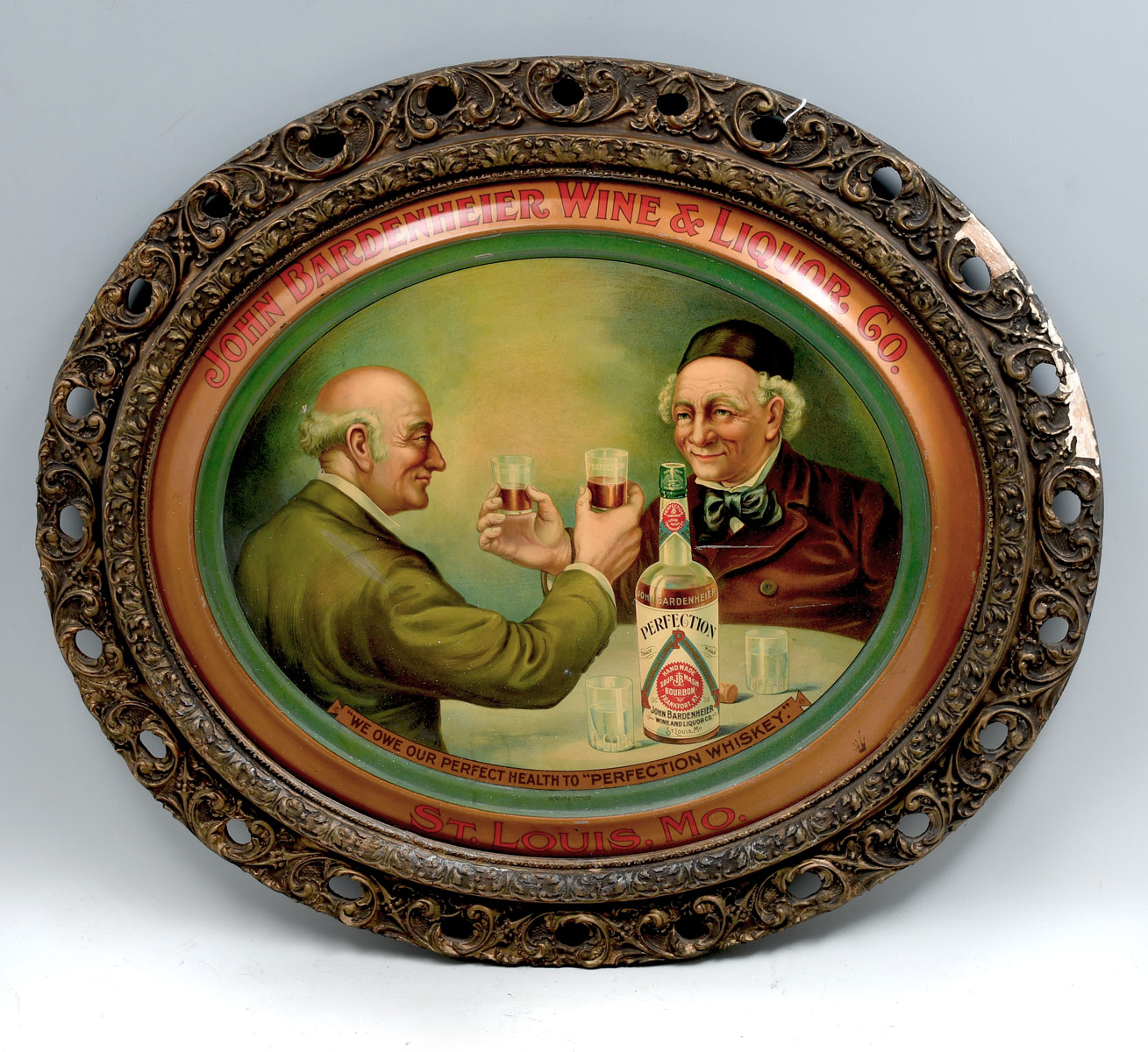 BARDENHEIER LIQUOR CO. LITHOGRAPH
