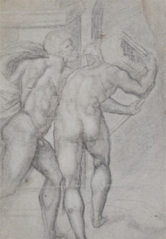 Bardinelli (1511-1574) charcoal and