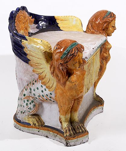 BARE-BREASTED FIRED POTTERY