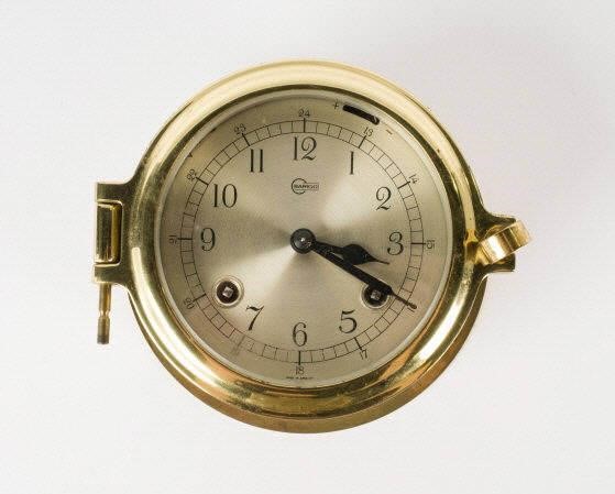 BARIGO BRASS PORTAL SHIP'S CLOCKA