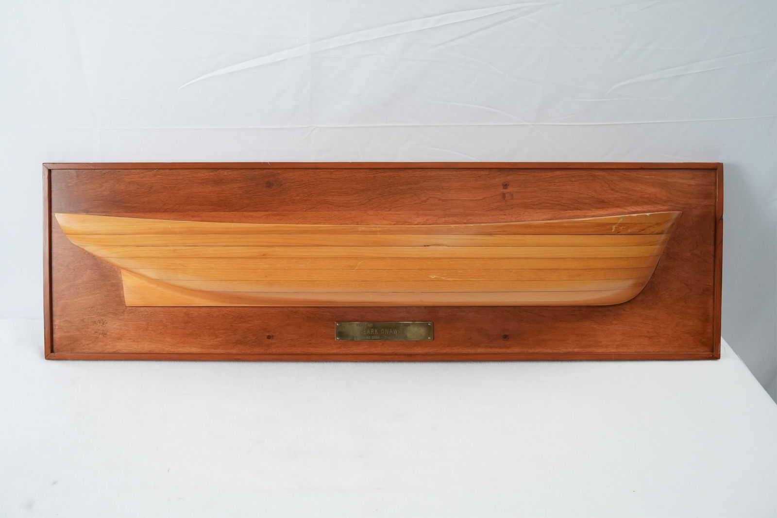 BARK ONAWAY 1883 HALF HULL WALL