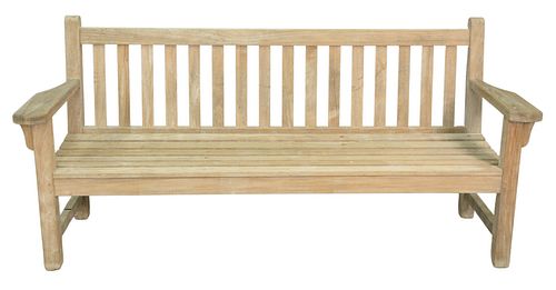 BARLOW TYRIE TEAK BENCH, HEIGHT