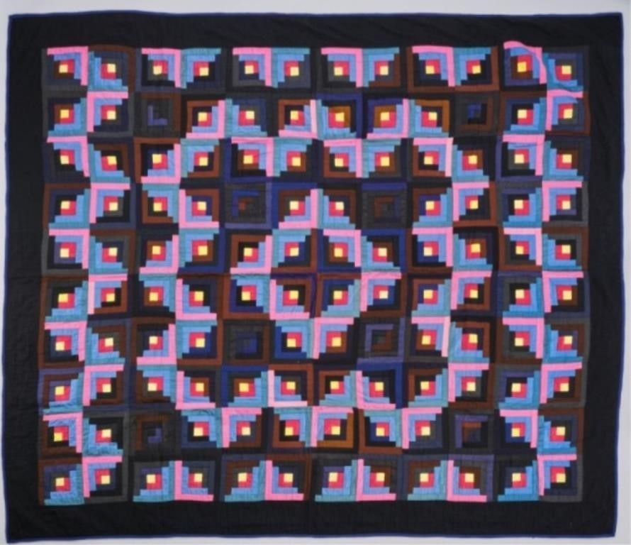 BARN RAISING LOG CABIN QUILTFrom