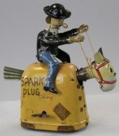 BARNEY GOOGLE RIDING SPARKPLUG