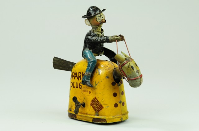 BARNEY GOOGLE RIDING SPARKPLUG