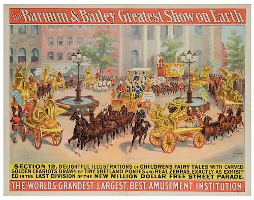 BARNUM AND BAILEY GREATEST SHOW