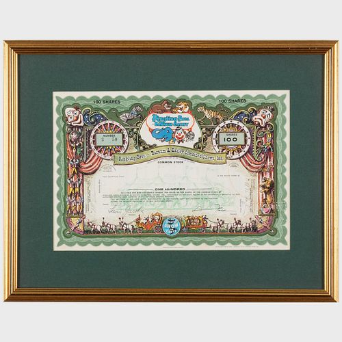 BARNUM & BAILEY STOCK