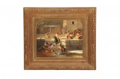 BARNYARD SCENE BY FREDERICK RO