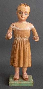 BAROQUE CARVED WOOD CHRIST ALT