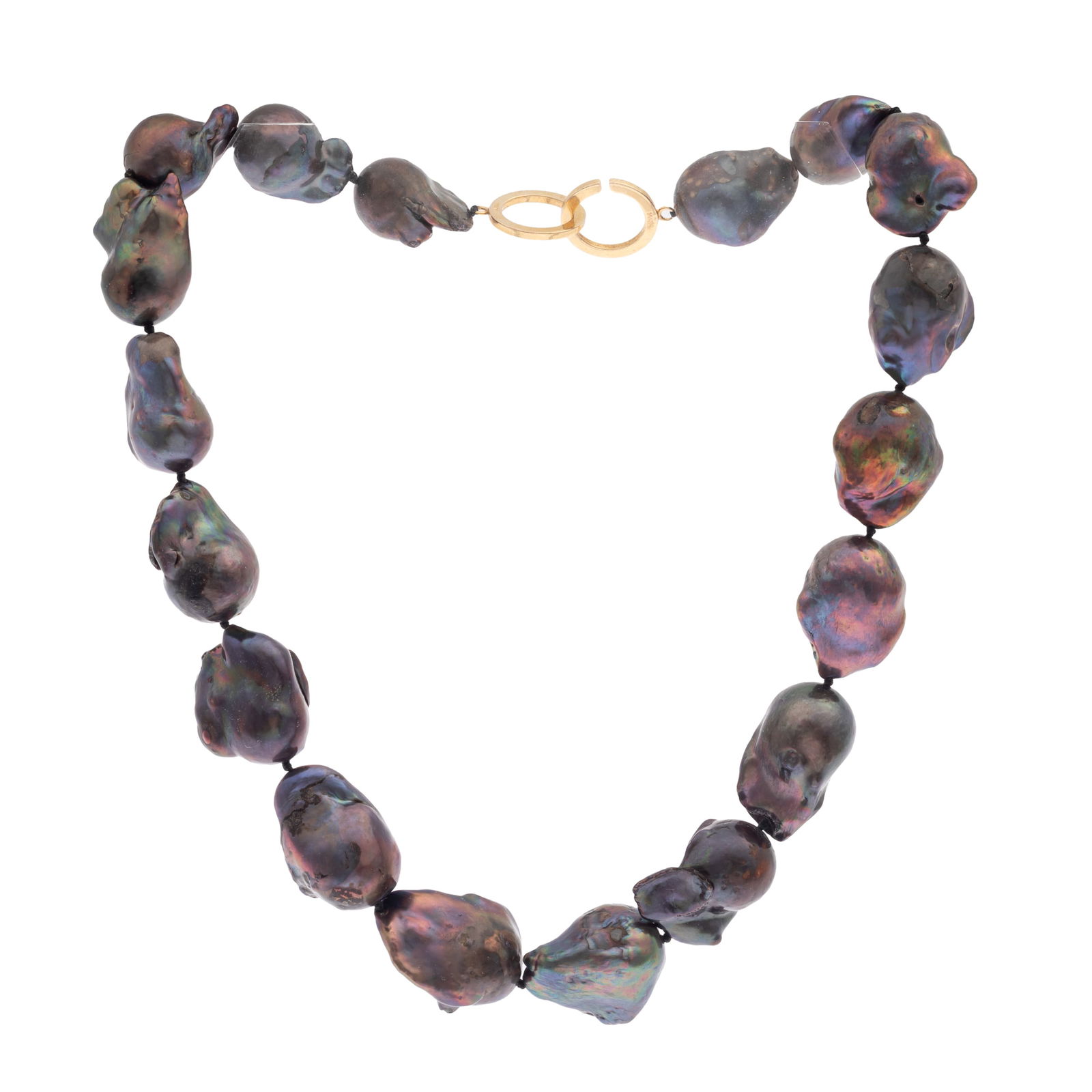 BAROQUE FRESHWATER PEARL, 14K