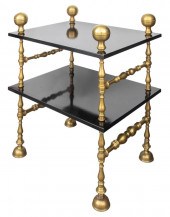 BAROQUE REVIVAL BRASS BLACK LA