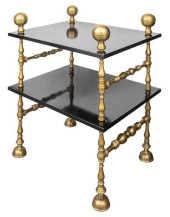 BAROQUE REVIVAL BRASS BLACK LA