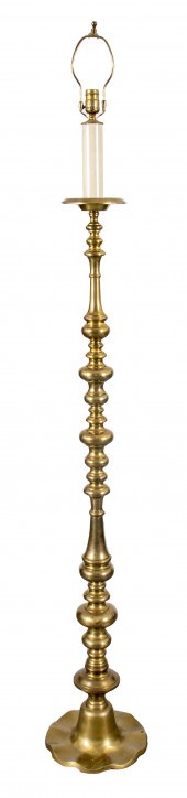 BAROQUE REVIVAL BRASS FLOOR LA