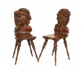 BAROQUE REVIVAL CARVED OAK POR