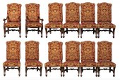 BAROQUE REVIVAL DINING CHAIRS,
