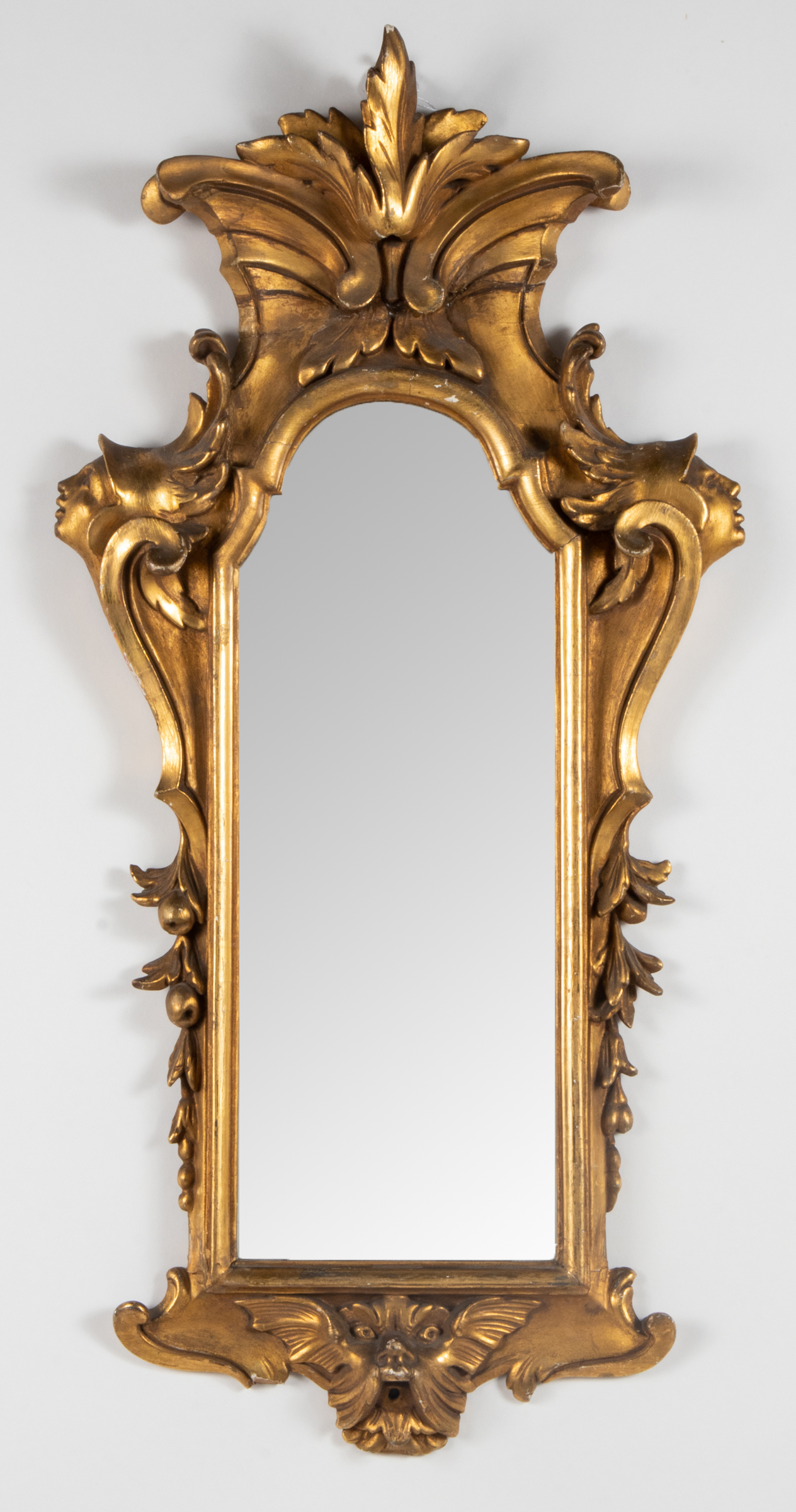 BAROQUE REVIVAL GILTWOOD MIRROR W
