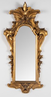 BAROQUE REVIVAL GILTWOOD MIRRO