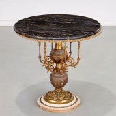 BAROQUE REVIVAL MARBLE TOP CEN