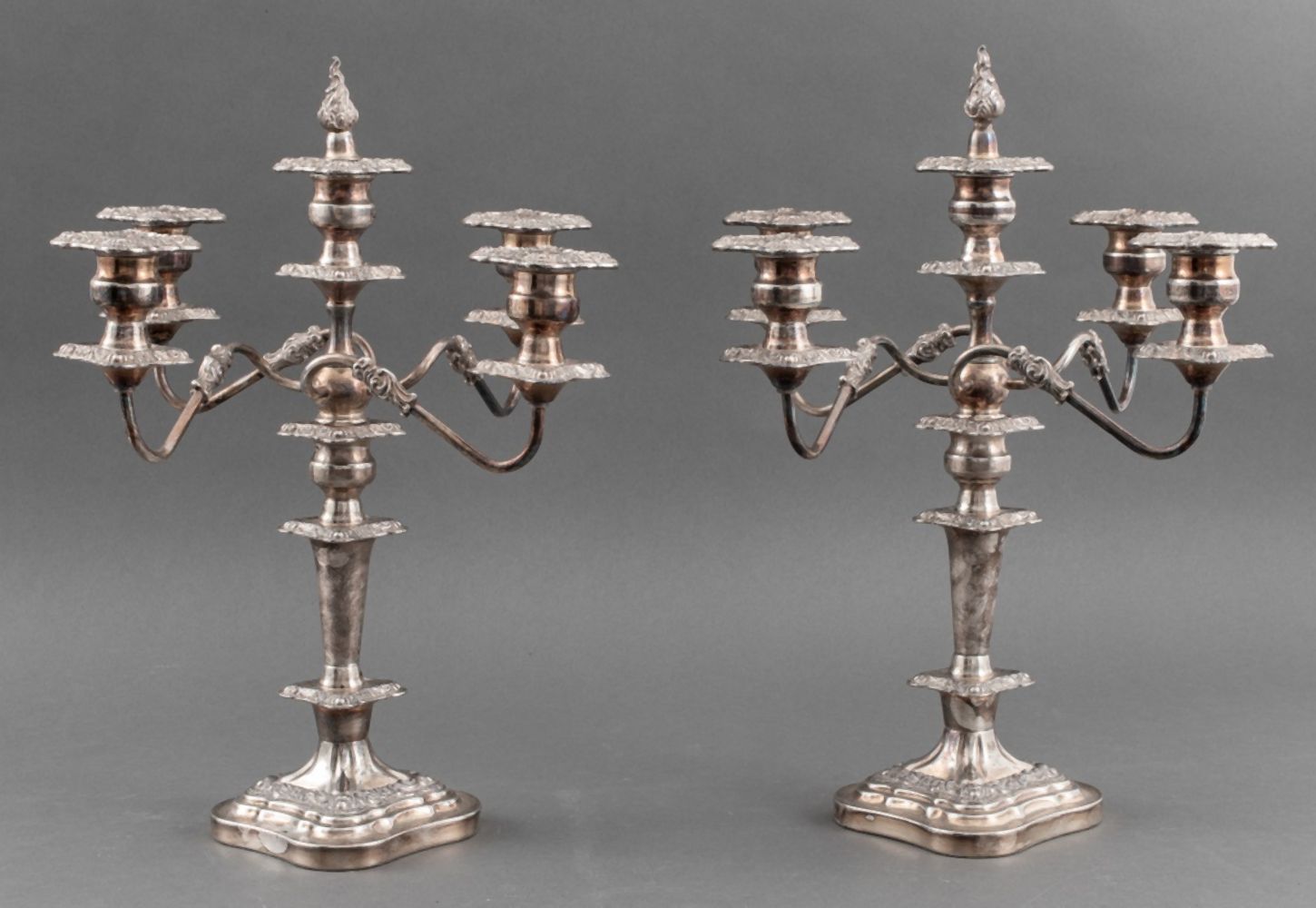 BAROQUE REVIVAL SILVERPLATE 5 ARM