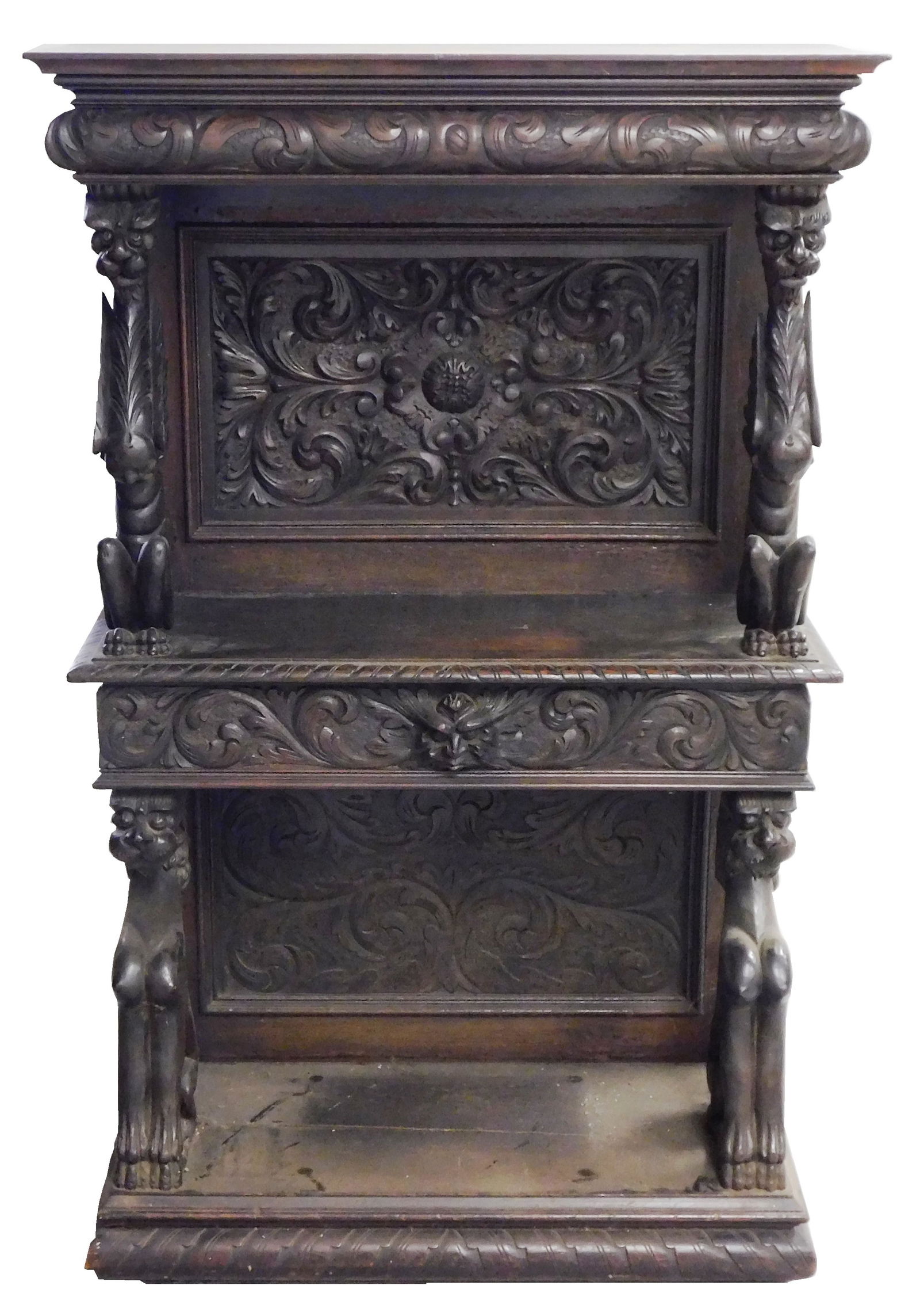 BAROQUE REVIVAL STANDING SHELF,
