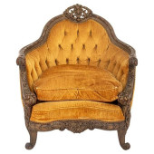 BAROQUE REVIVAL UPHOLSTERED CL