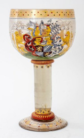 BAROQUE STYLE BOHEMIAN ENAMELE