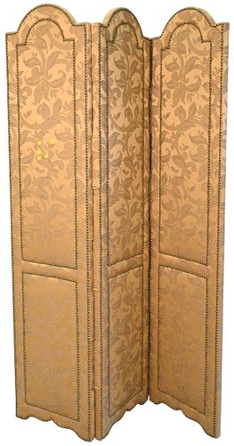 BAROQUE STYLE BRASS TACKED