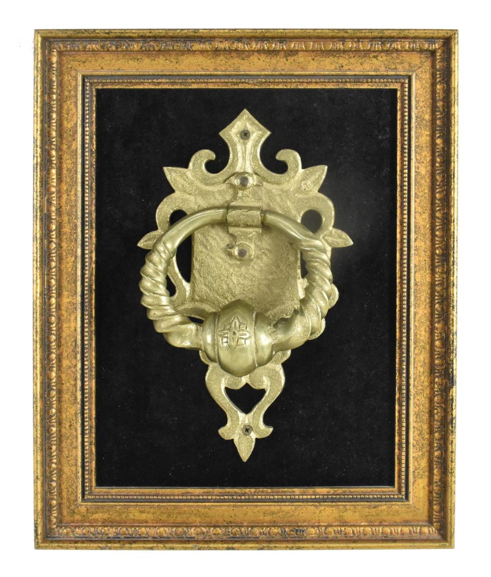 BAROQUE STYLE BRONZE DOOR KNOCKER ,