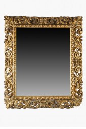BAROQUE STYLE CARVED & GILT WO