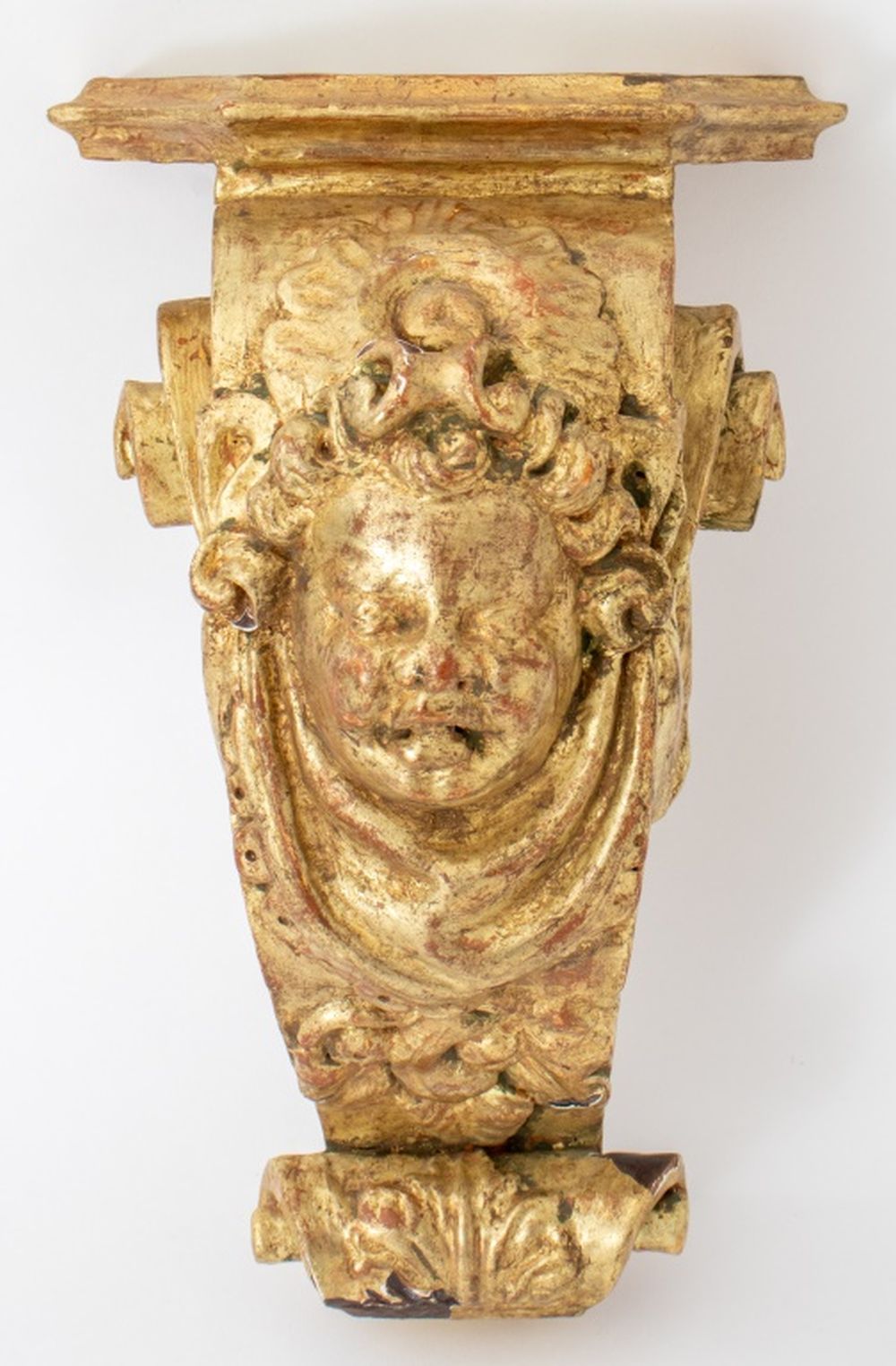 BAROQUE STYLE CARVED GILTWOOD