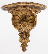 BAROQUE STYLE CARVED GILTWOOD
