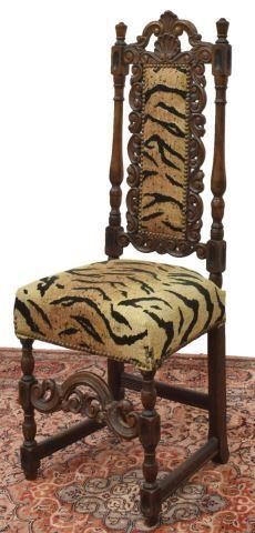 BAROQUE STYLE CARVED WALNUT