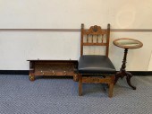 BAROQUE STYLE CARVED WOOD AND