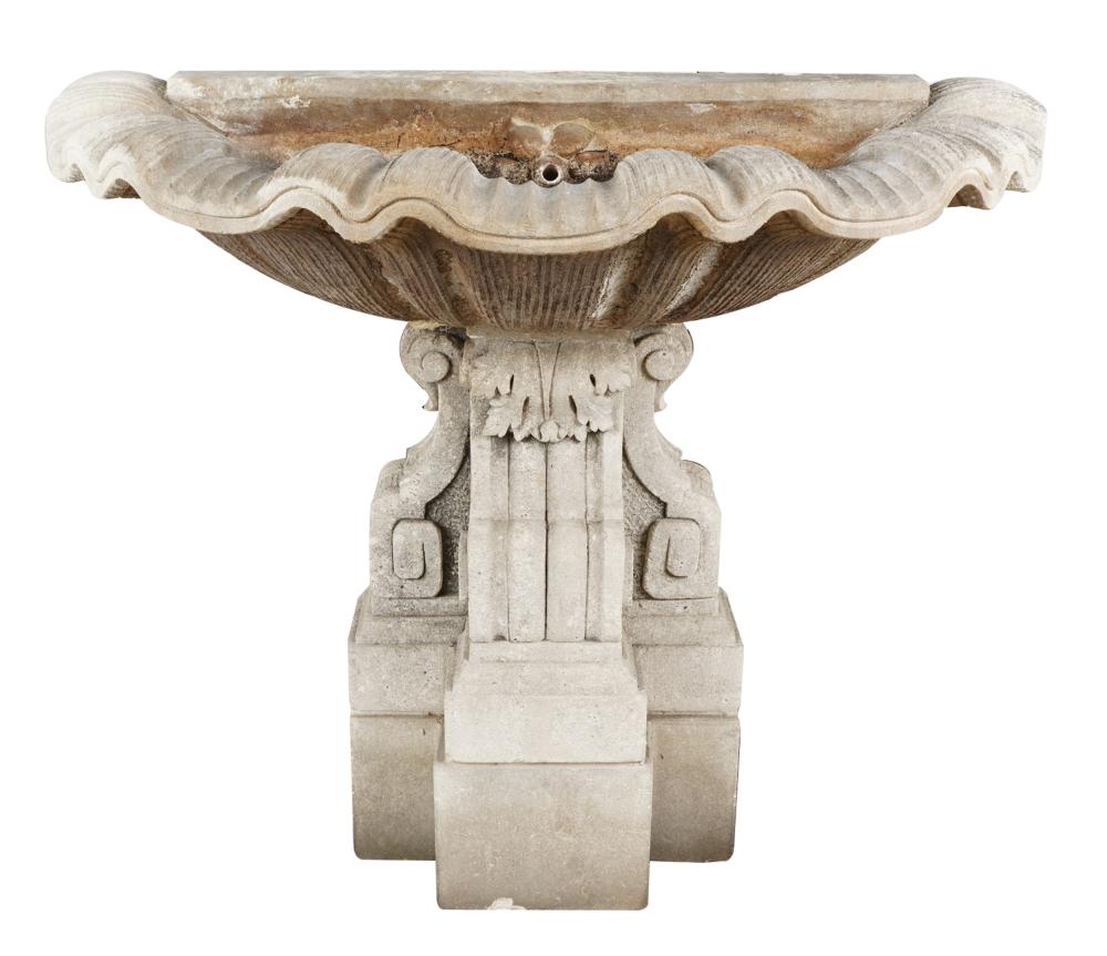 BAROQUE-STYLE CAST CEMENT