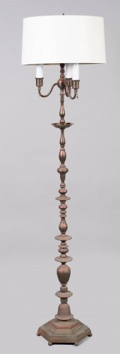 BAROQUE STYLE COPPER PATINATED