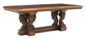 BAROQUE STYLE CROSSBANDED TABL