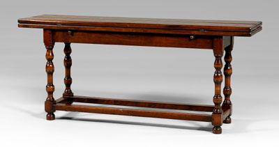 Baroque style dining table, maple