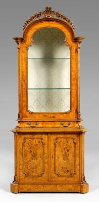 Baroque style dome-top cabinet,