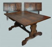 BAROQUE STYLE ELMWOOD TRESTLE